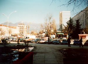 Cities Europe Albania : Downtown Tirana - the capital of Albania