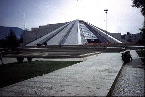 Cities Europe Albania : Former Hoxha museum. The American Consulate library is there now.