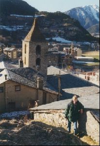 Cities Europe Andorra : over the village of Ordino.