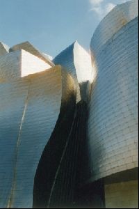 Cities Europe Spain : The Bilbao Guggenheim Museum.