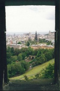 Cities Europe The United Kingdom : Edinburgh, from the castle