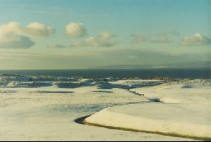 Cities Europe The United Kingdom : Lots of snow on the ground on the way to Ayr