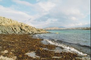 Cities Europe The United Kingdom : The coast of Iona and Mull beyond