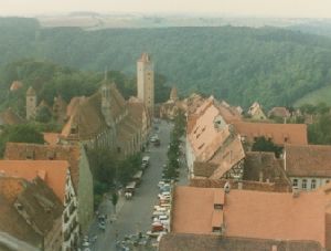 Cities Europe Germany : Rothenburg from the top of the Rathaus