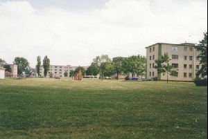 Cities Europe Germany : Skyline, the army housing on base