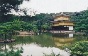 Cities Asia Japan : The Golden Pavillion of Kinkakuji