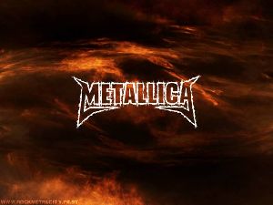 Metallica : Metallica on a red sky