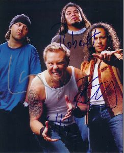 Metallica : Metallica Signed Photo2