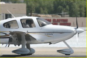 Angelina Jolie and Brad Pitt picture as they are on the runway of Burbank airport on August 26th 2006