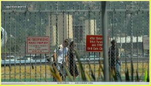 Angelina Jolie and Brad Pitt picture as they are on the runway of Burbank airport on August 26th 2006