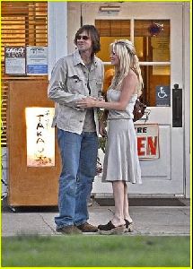 Actor Jim Carrey picture: Jim Carrey Jenny Mccarthy holding hands