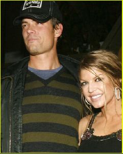 Josh Duhamel with fergie at her birthday party at Citizen Smith with friends on March 28th 2006