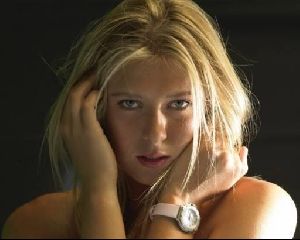 Athlete Maria Sharapova picture: Tennis player Maria Sharapova