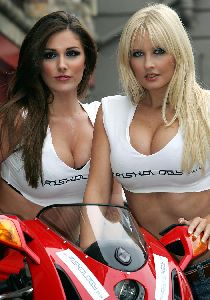 Lucy Pinder : lucy pinder michelle marsh ducati big