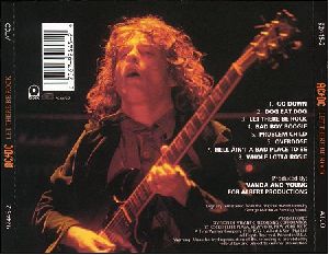 ACDC : ACDC Let There Be Rock Back Cover