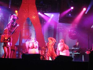 SCISSOR SISTERS : ON stage during the  Filthy Gorgeous  finale AT Trafalgar Square.