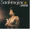 Sarah Vaughan live in japan album cover