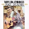 Waylon Jennings - Folk Country album cover