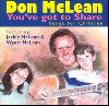 Don McLean - you ve got to share songs for children album cover