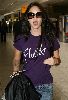 Actress Megan Fox pictures in London Airport (star of Transformers movie 2007)