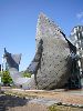 Architect Frank Gehry pictures - Fish Dance in Kobe