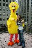 Maria Menounos pictures with the yellow bid bird pictures