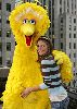 Maria Menounos pictures with the yellow bid bird pictures