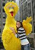 Maria Menounos pictures with the yellow big bird pictures