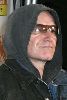 Lead singer of U2 band Bono pictures at the Wooster Projects Gallery