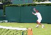 Athlete Roger Federer pictures at Wimbledon, 2005