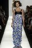 Supermodel Hilary Rhoda pictures at celebrity city Oscar De La Renta New York Fashion Show