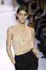 Supermodel Hilary Rhoda pictures at celebrity city Stella MacCartney Paris Fashion Show