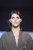 Supermodel Hilary Rhoda pictures at celebrity city Stella McCartney Paris Summer show 2007