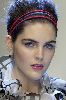 Supermodel Hilary Rhoda pictures at celebrity city Valentino  Paris Fashion Show