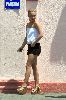 Hayden Panettiere wearing a black very short shorts pictures