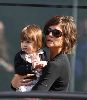 Actress Katie Holmes with her dauhter Suri Cruise pictures in Berlin Germany