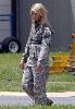 Pictures of Jessica Simpson on the set of Major Movie Star