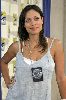 Actress Rosario Dawson pictures wearing a short shorts at the San Diego Comic-Con