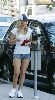 Actress Hayden Panettiere pictures wearing a very short shorts