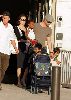 Sexy Angelina Jolie with her husband Brad Pitt and their children pictures en masse exits Chicago’s