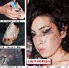 Singer Amy Winehouse pictures after fighting with her husband