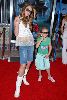 Miley Cyrus arrives with little sister Noah at Monster House Los Angeles Premiere on July 17th, 2006 in Westwood, California