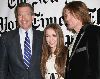 Miley Cyrus and Billy Ray Cyrus picture at the 6th Annual New York Times Arts and Leisure Weekend