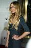 Ashlee Simpson picture/pic wearing a nice gray dress