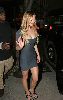 Ashlee Simpson picture/pic wearing a nice gray dress