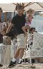 Charlie Sheen pictures/pics with his daughter and fiancee