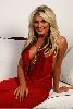 Sexy Brooke Hogan breasts red dress pictures