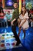 Sexy Eva Mendes pictures Playing Twister on TRL