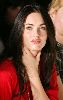 Sexy Megan Fox red dress pictures at Coco Johnsen Spring 2008 fashion show