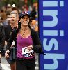 Katie Holmes pictures with Tom and Suri  after she Completes the NYC Marathon